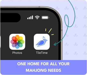 The TileTime app on an iPhone home screen - one home for all your mahjong needs